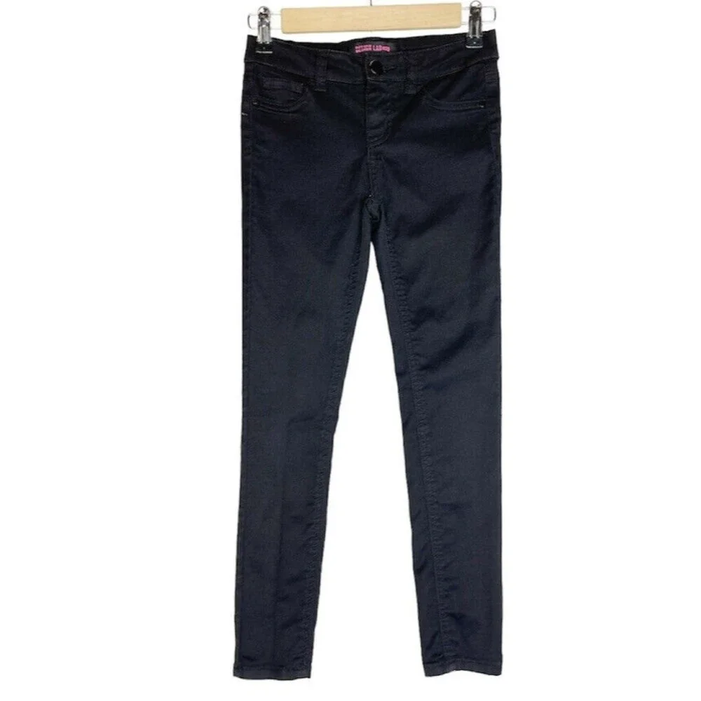 Girls Black Skinny Design Lab Chino Pants Size 8